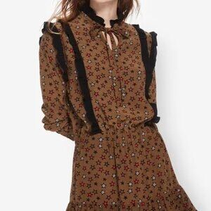 Scotch & Soda Star Print Prairie Dress
